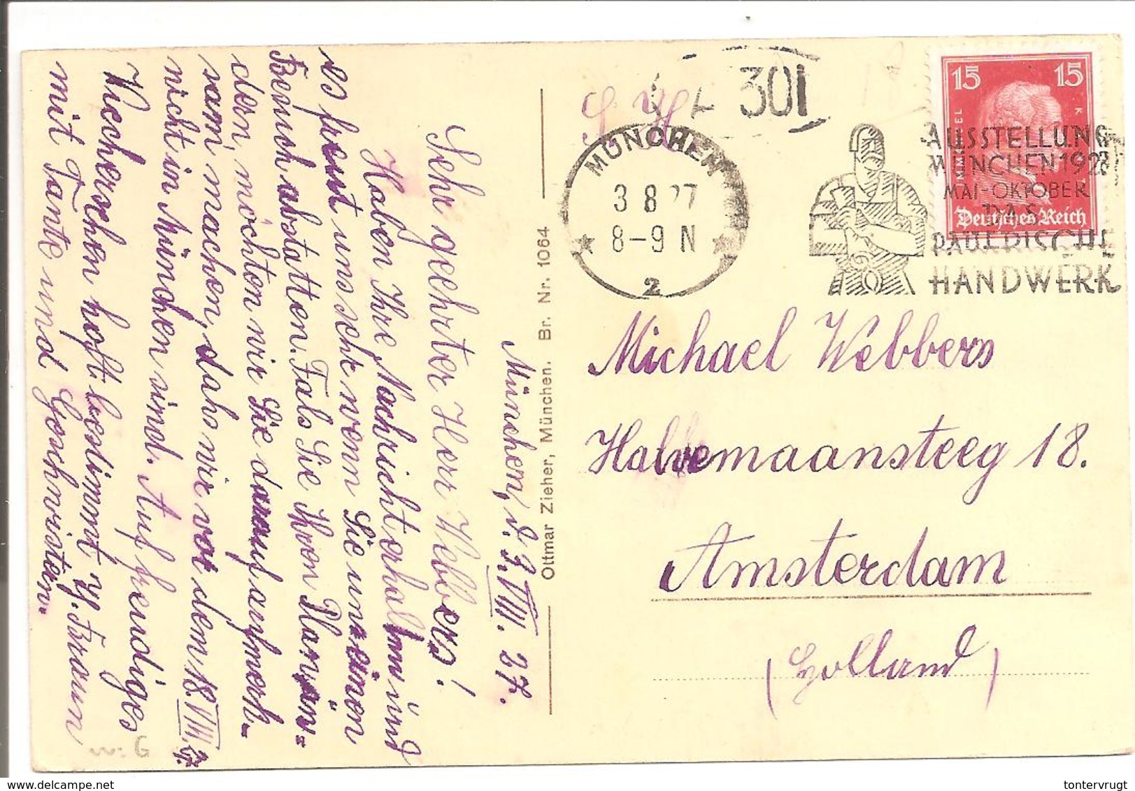 MaSt München Das Bauerische Handwerk 1927 - Briefe U. Dokumente