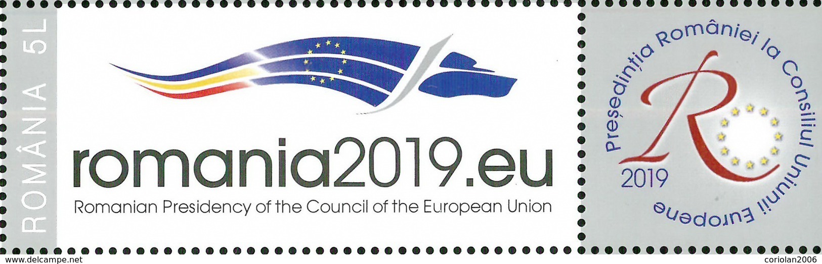 Romania 2019 / Romania's Presidency Of The Council Of The EU (with Label) - European Ideas