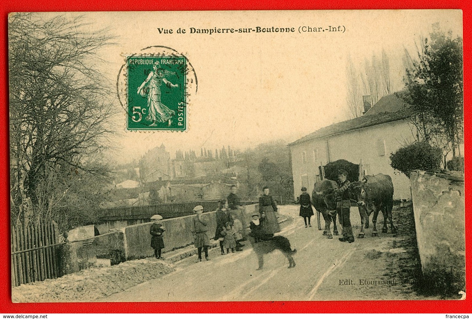 17-1457 - CHARENTE MARITIME - Vue De DAMPIERRE SUR BOUTONNE - Dampierre-sur-Boutonne