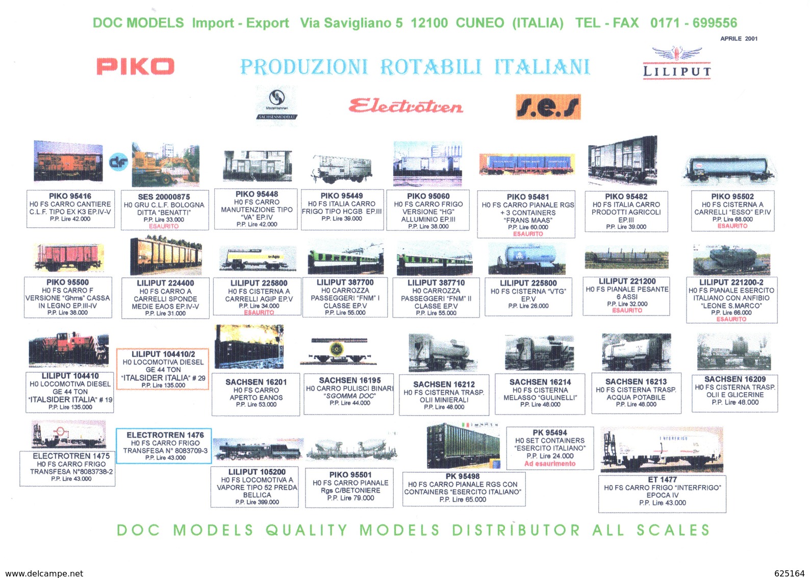 Catalogue DOC MODELS 2000 - 2013 Dans Une Reliure à Anneaux - En Italien - Unclassified