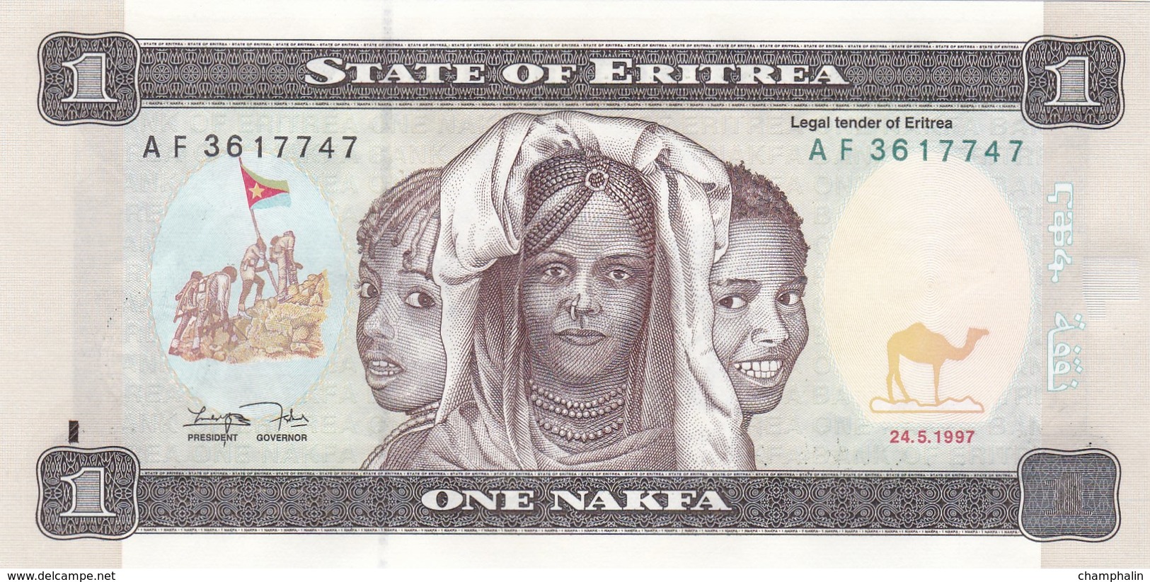 Erythrée - Billet De 1 Nakfa - 24 Mai 1997 - Neuf - Eritrea