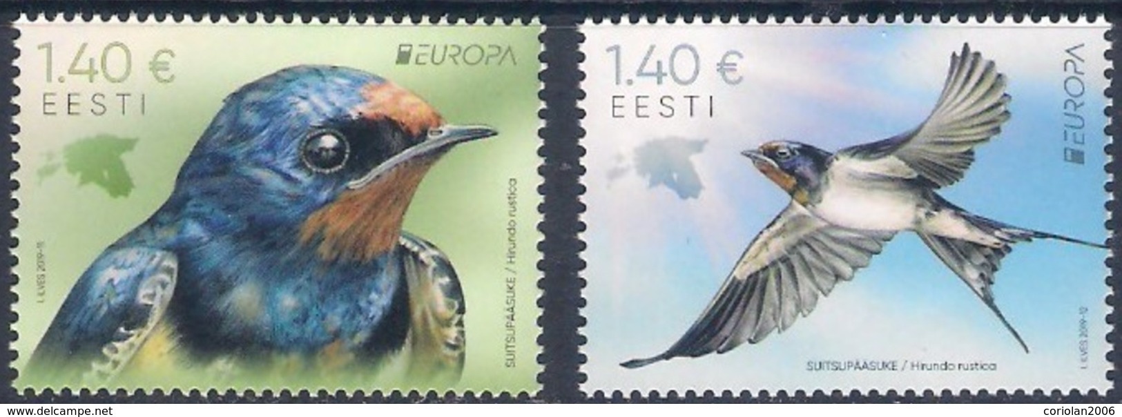 Europa 2019 / Estonia / Set 2 Stamps - 2019