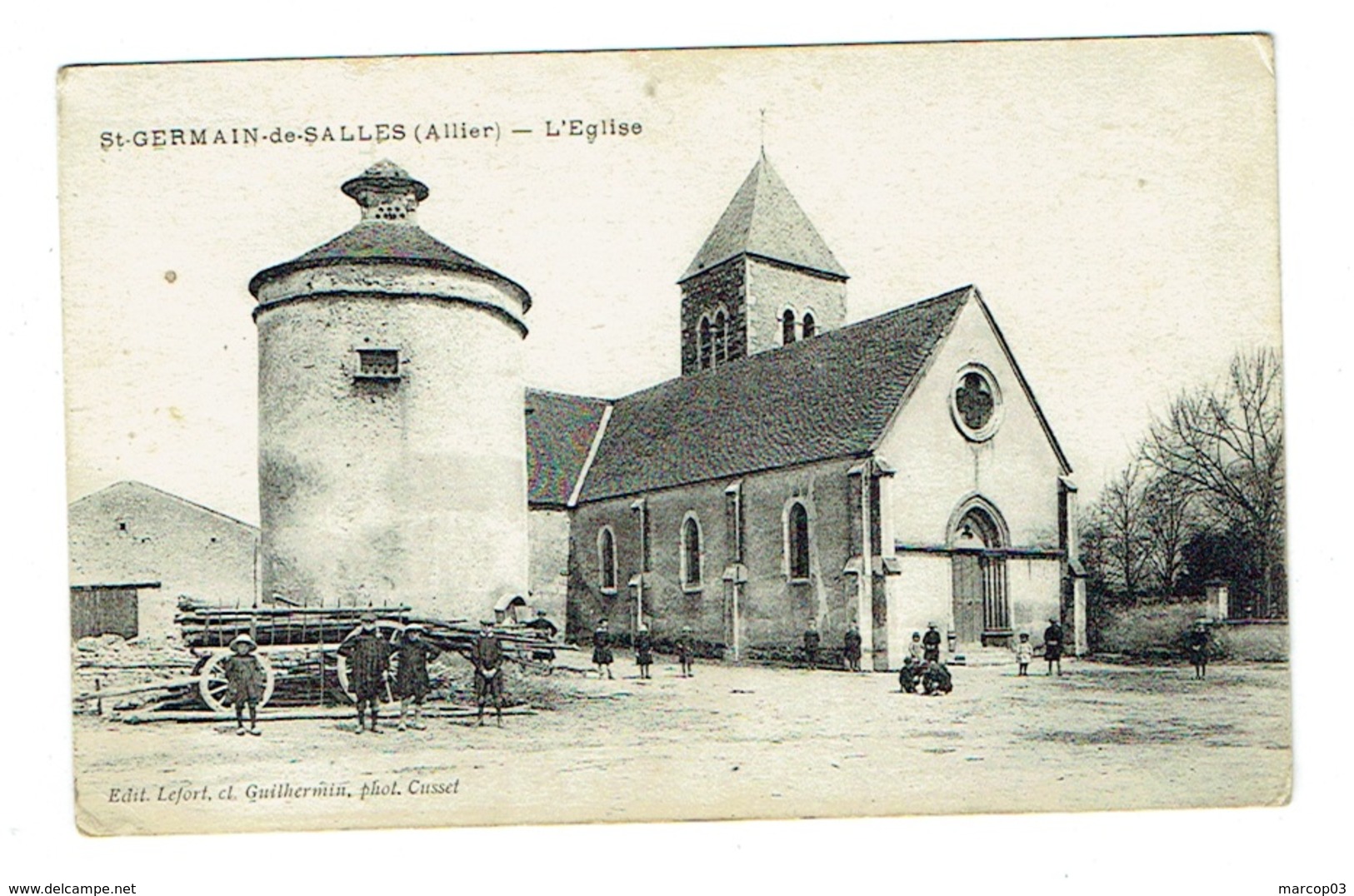 ALLIER 03 SAINT GERMAIN DE SALLE L'église - Autres & Non Classés