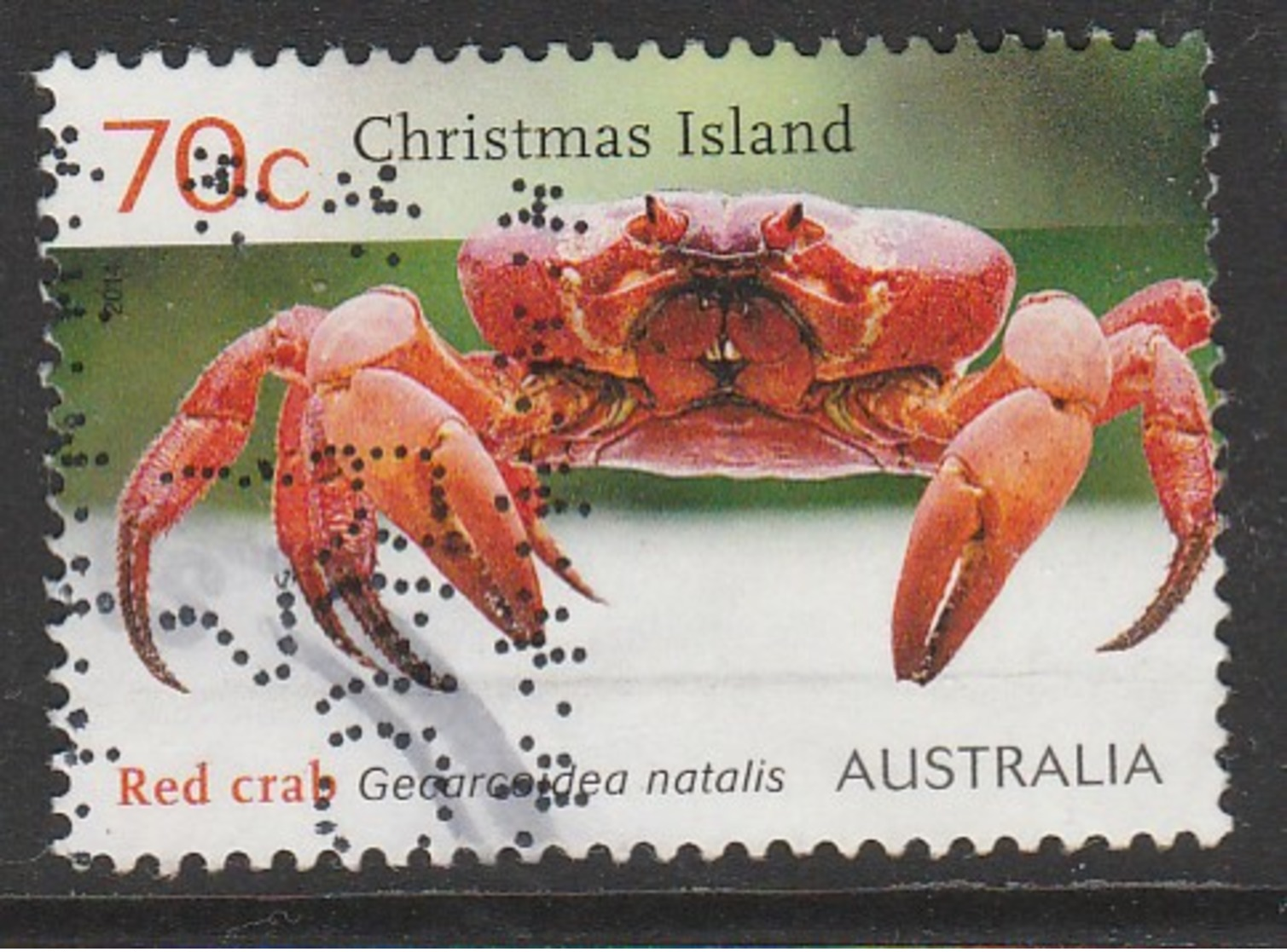 Christmas Island 2010 Christmas 70 C Multicoloured SW 761 O Used - Christmas Island