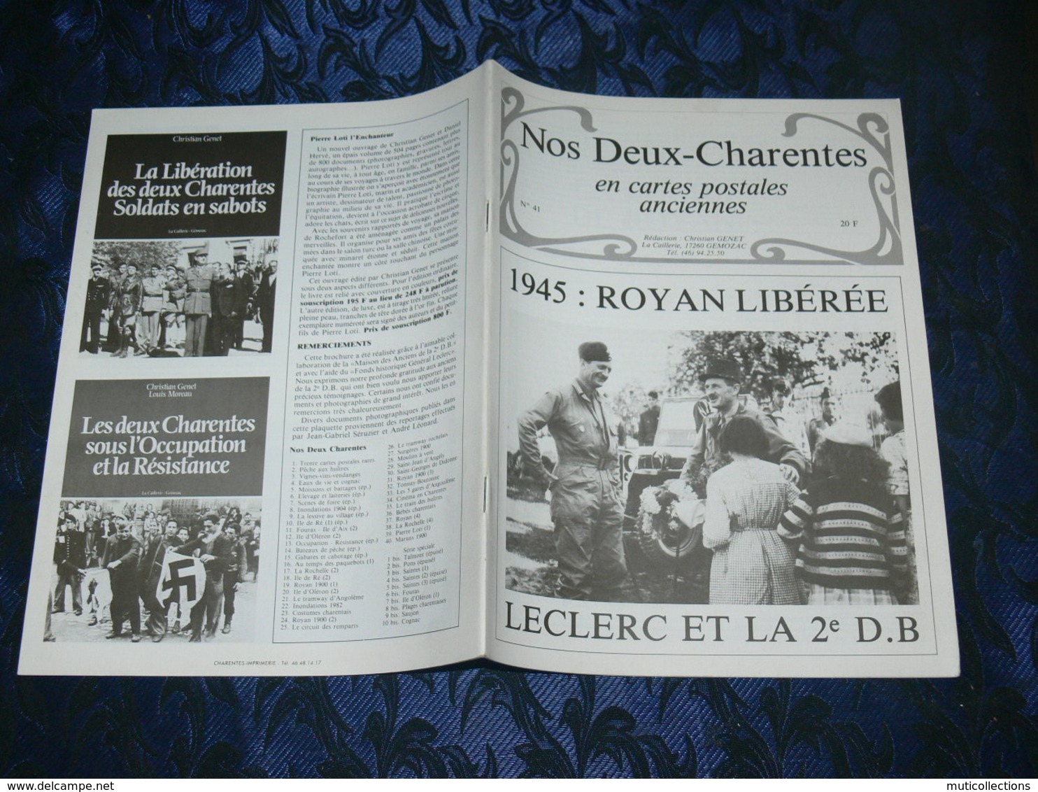 NOS DEUX CHARENTES EN CPA N° 41 /  ROYAN LIBERATION 2EME DB / SAINTES / ROCHEFORT / ROYAN / OLERON / SAUJON - Poitou-Charentes