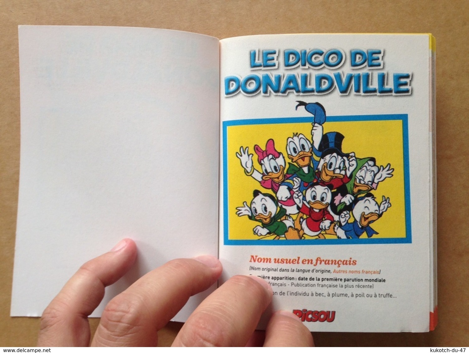 Disney - Picsou Magazine ° Année 2013 - Le Dico De Donaldville - Supplément Au N°496 - Picsou Magazine