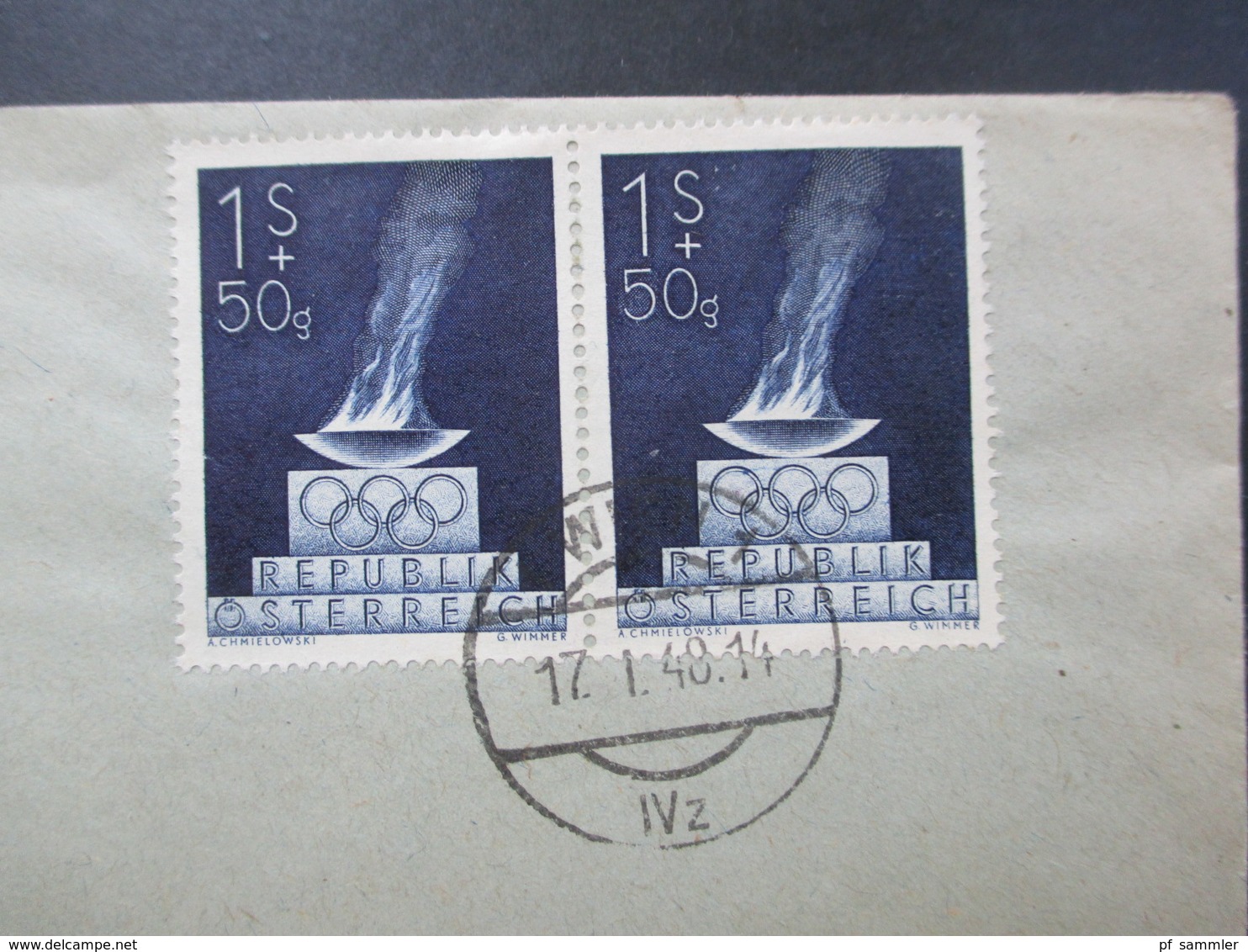 Österreich 1948 Olympische Spiele Nr. 854 MeF Einschreiben Luftpostbrief Nach New York Österreichische Zensurstelle 29 - Briefe U. Dokumente