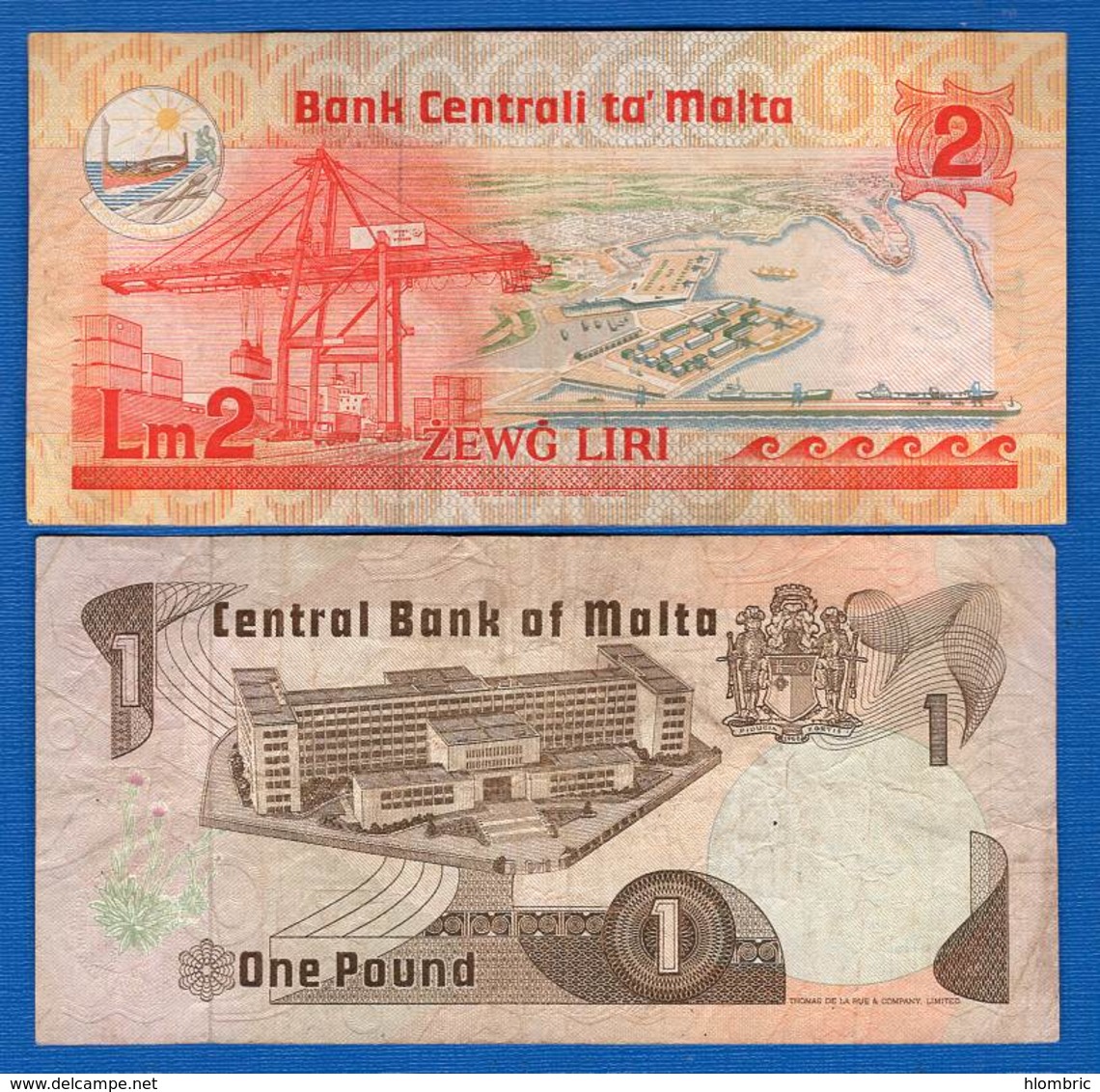 Malte  2  Billets - Malta