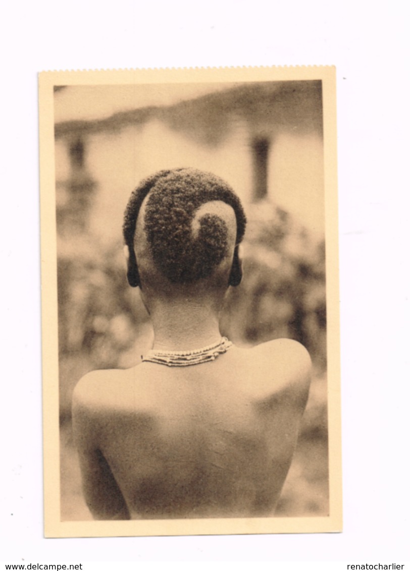 Ruanda.Coiffure De Jeune Fille. - Ruanda-Urundi