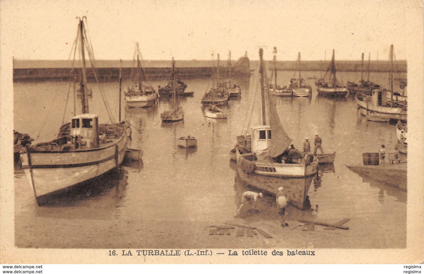 44-LA TURBALLE-LA TOILETTE DES BATEAUX-N°R2043-B/0361 - La Turballe