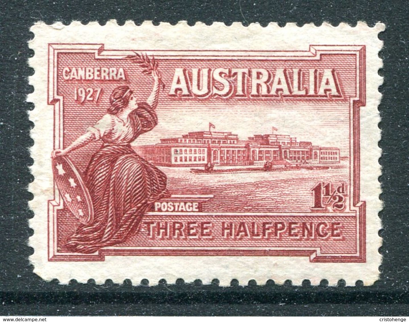 Australia 1927 Opening Of Parliament House, Canberra HM (SG 105) - Ungebraucht