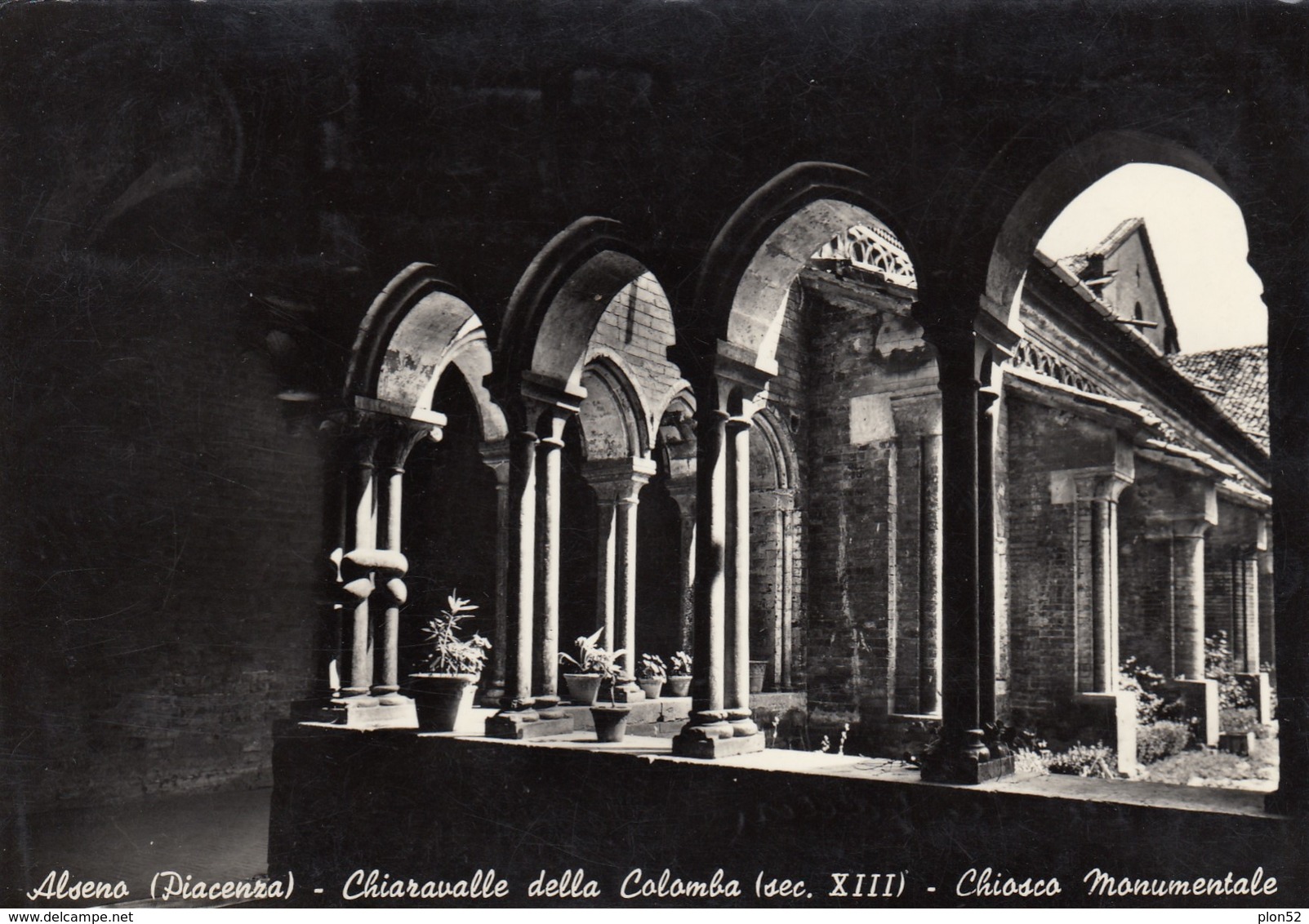 12573-ALSENO(PIACENZA)-CHIARAVALLE DELLA COLOMBA-CHIOSTRO MONUMENTALE-FG - Piacenza