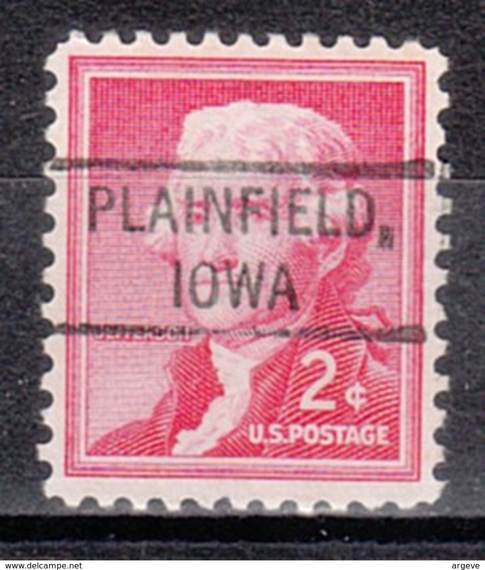 USA Precancel Vorausentwertung Preo, Locals Iowa, Plainfield 804 - Vorausentwertungen