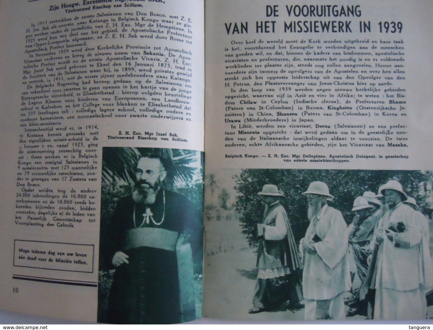 1940 Jaarboekje Van De Voortplanting Des Geloofs Boekje Over De Missies 34 Pag Form 13, X 19 Cm - Autres & Non Classés