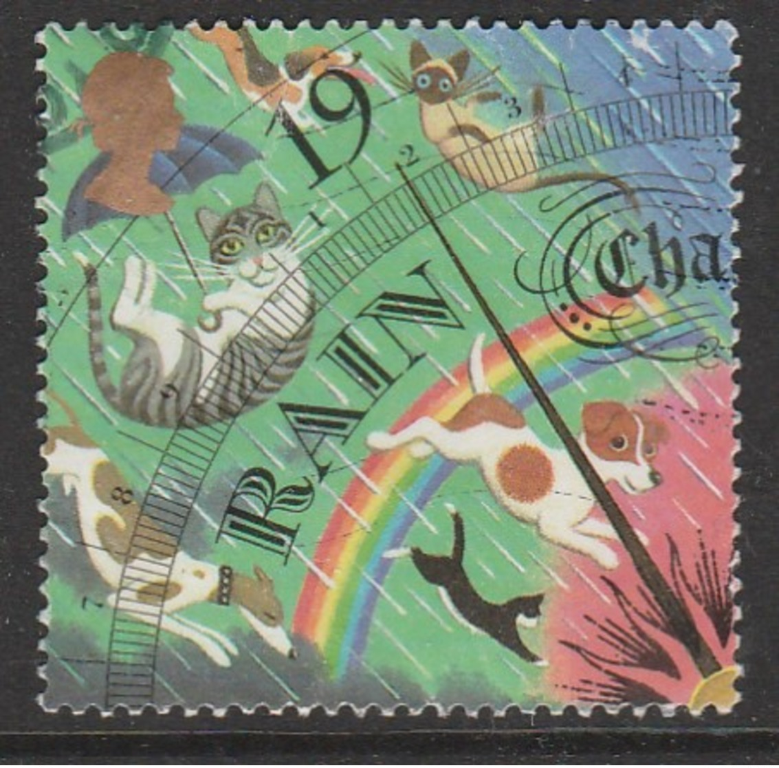 GB 2001 The Weather 19 P Multicoloured SG 2197 O Used - Used Stamps