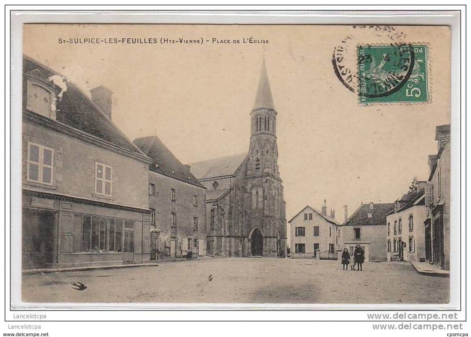 87 - SAINT SULPICE LES FEUILLES / PLACE DE L'EGLISE - Saint Sulpice Les Feuilles