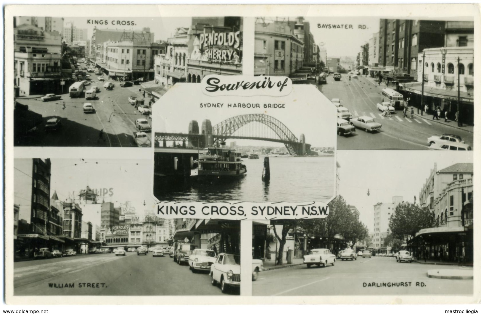 AUSTRALIA  SYDNEY  Souvenir Of..  Kings Cross  Multiview  Harbour Bridge Bayswater William Street Darlinghurst - Sydney