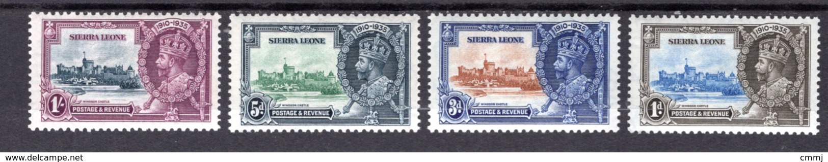 1935 - SIERRA LEONE - Mi. Nr. 151/154 -  LH -  - (K-EA-361388.4) - Sierra Leone (...-1960)