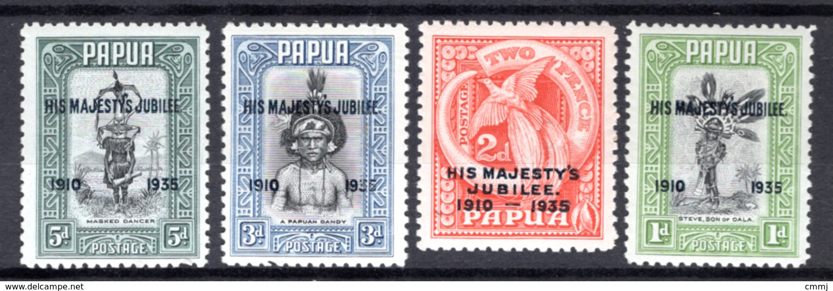 1935 - PAPUA - Mi. Nr.  99/102 -  LH  - (K-EA-361388.5) - Papua-Neuguinea