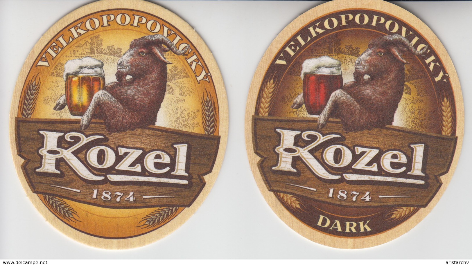 CZECHIA VELKOPOPOVICKY KOZEL BEER MAT - Sous-bocks