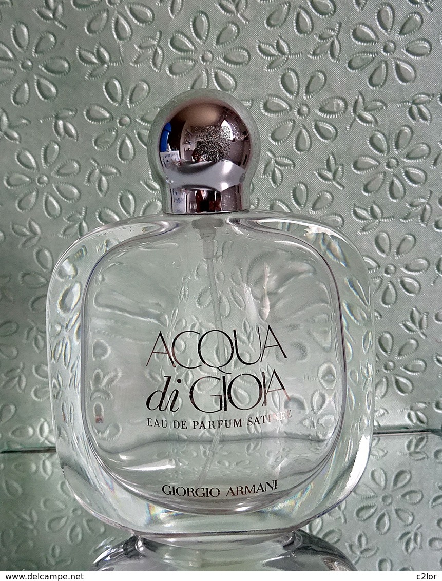 Flacon Vaporisateur "ACQUA DI GIOIA" De GIORGIO ARMANI  Eau De Parfum Satinée  50 Ml  VIDE/EMPTY - Flacons (vides)