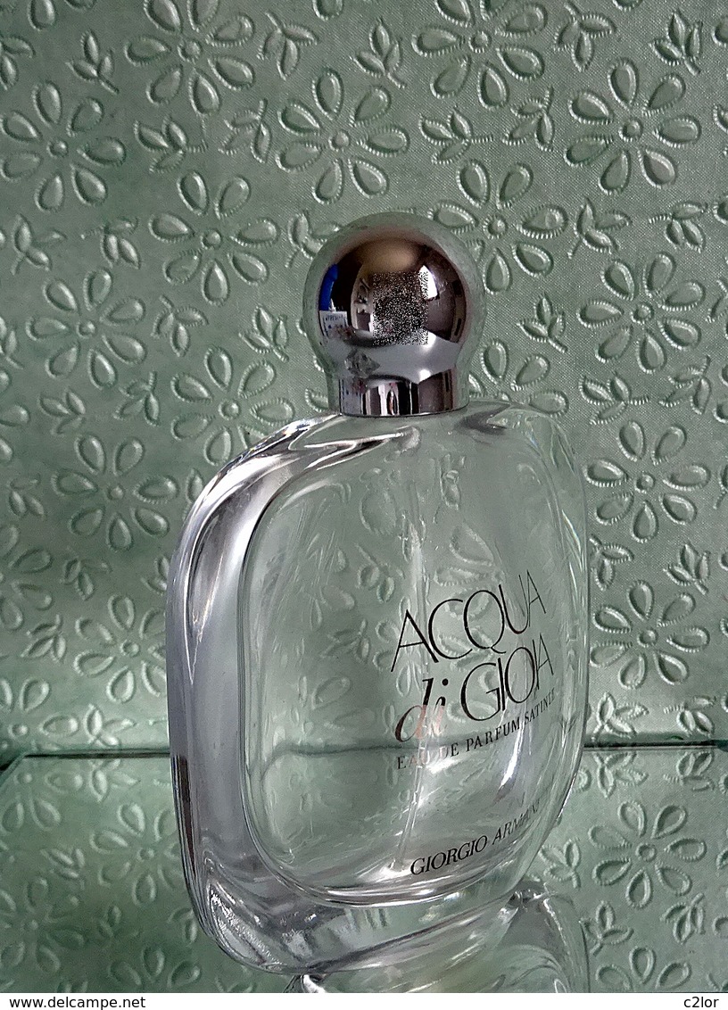 Flacon Vaporisateur "ACQUA DI GIOIA" De GIORGIO ARMANI  Eau De Parfum Satinée  50 Ml  VIDE/EMPTY - Flacons (vides)