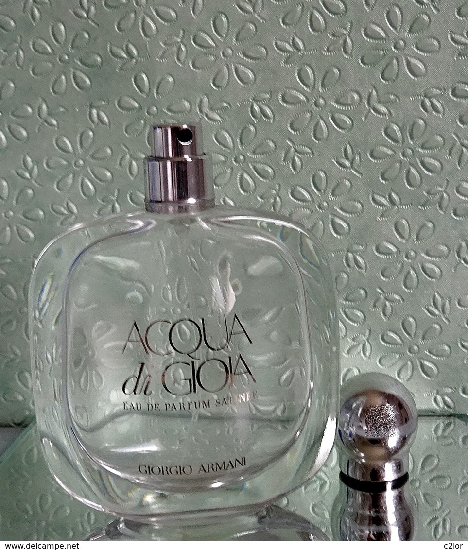 Flacon Vaporisateur "ACQUA DI GIOIA" De GIORGIO ARMANI  Eau De Parfum Satinée  50 Ml  VIDE/EMPTY - Flacons (vides)