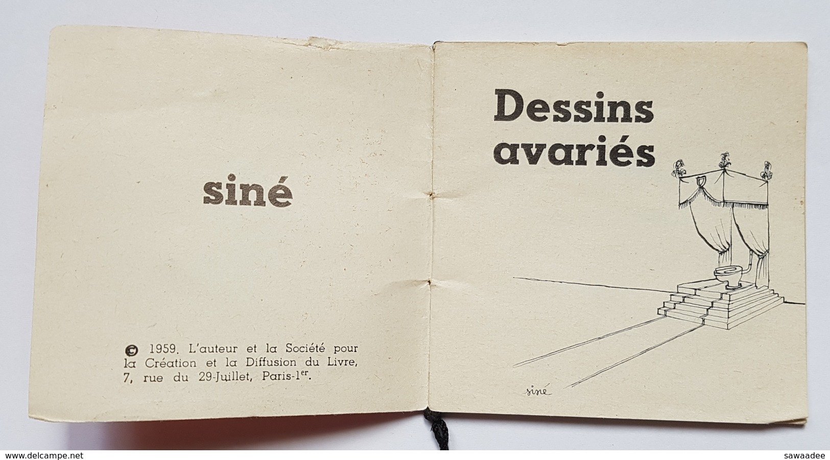 MINI ALBUM - SINE - MICROLOGIES 7 - DESSINS AVARIES - JEAN JACQUES PAUVERT EDITEUR - 1959 - Autres & Non Classés