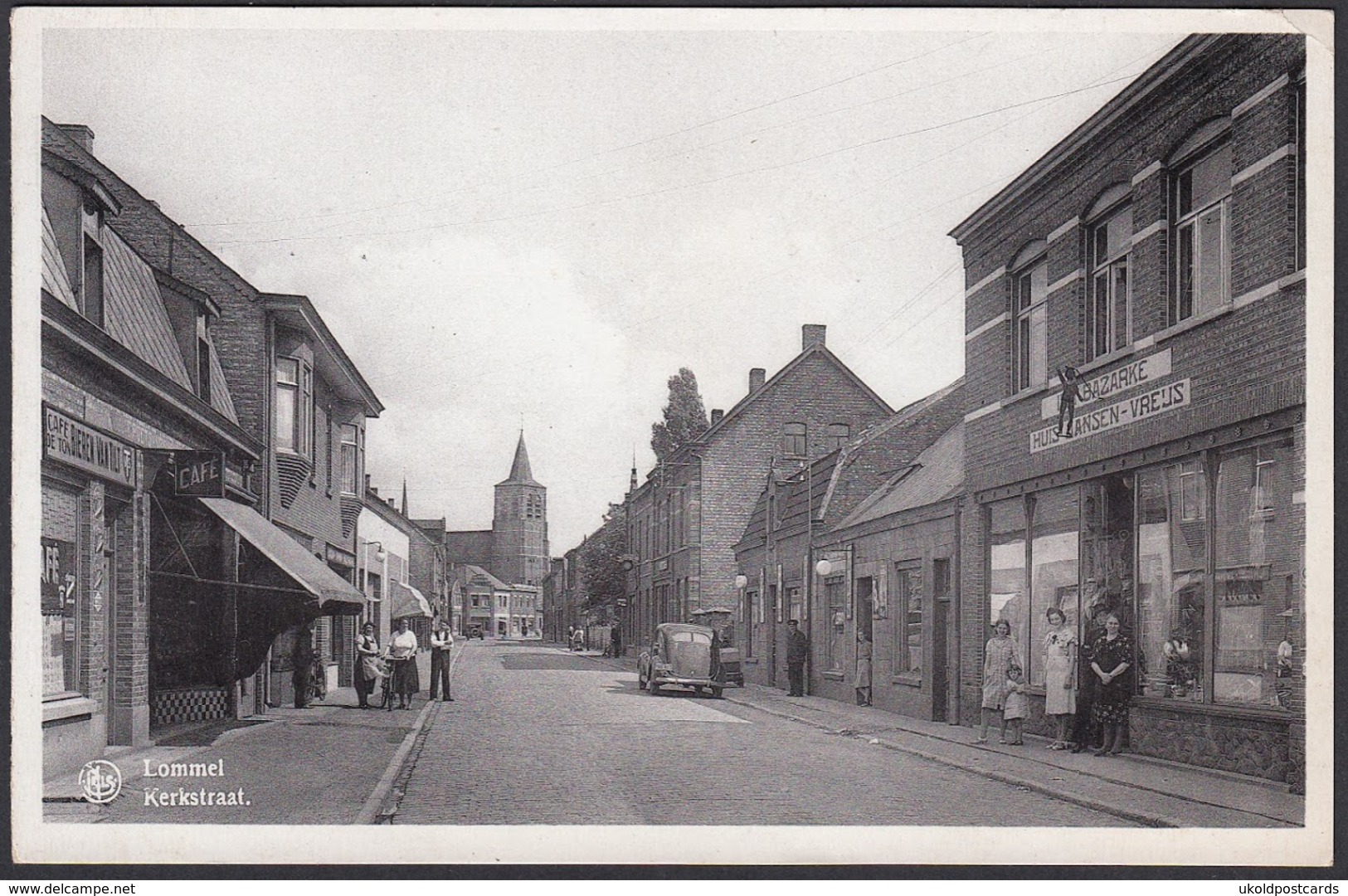 CPA -  Belgique, LOMMEL, Kerkstraat - Lommel