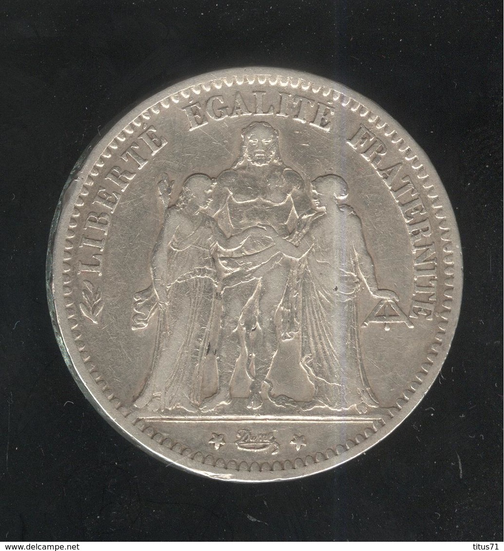5 Francs France 1876 K  - TTB - Autres & Non Classés
