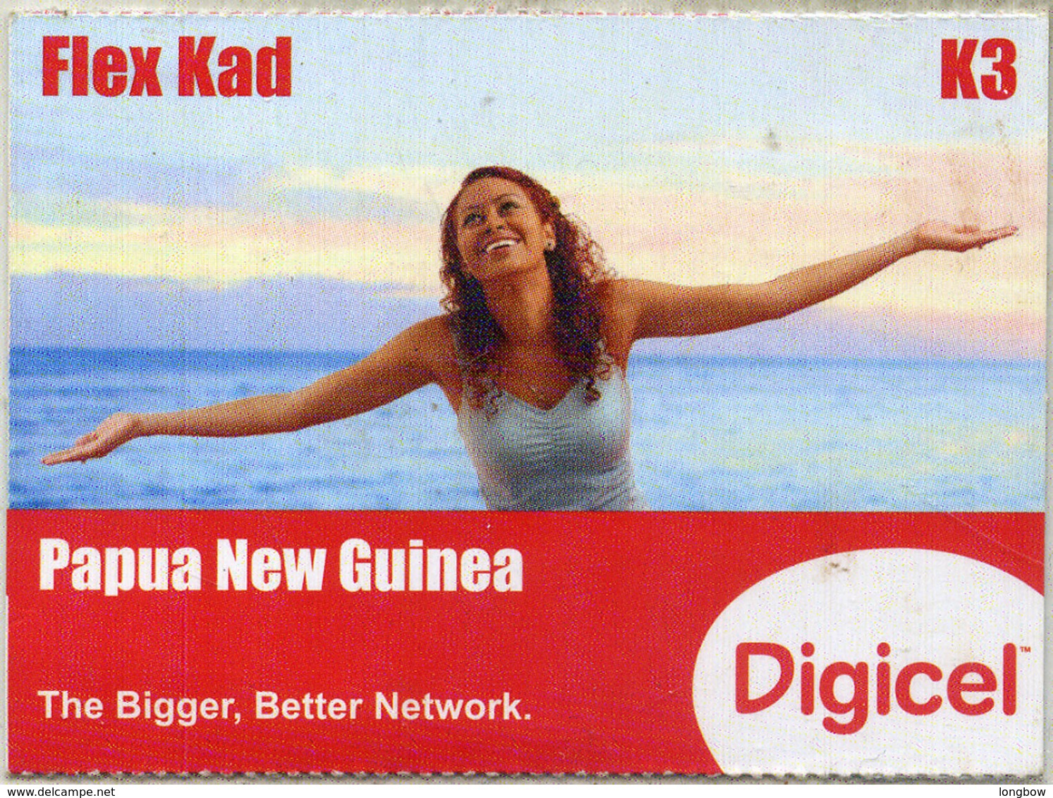 Papua New Guinea Flex Card Digicel K3 Woman - Papua Nueva Guinea