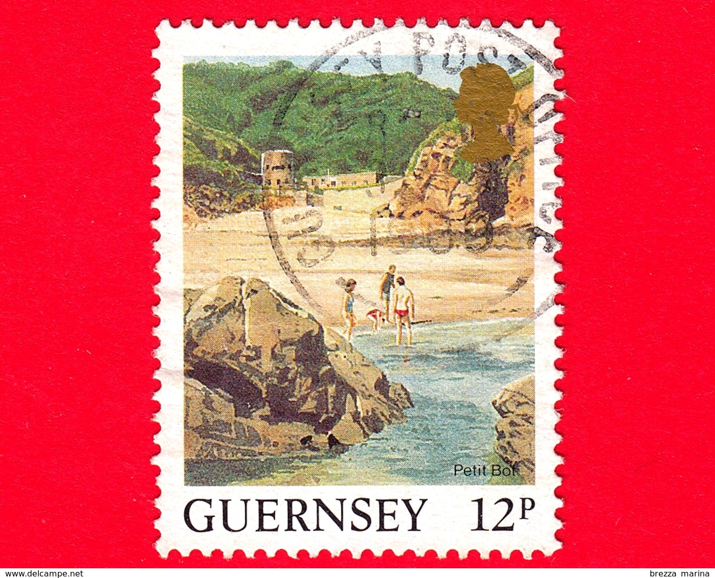 GUERNESEY - Usato - 1988 - Paesaggi - Francobolli Viste Di Baliato - Petit Bot - 12 Dent - Guernesey