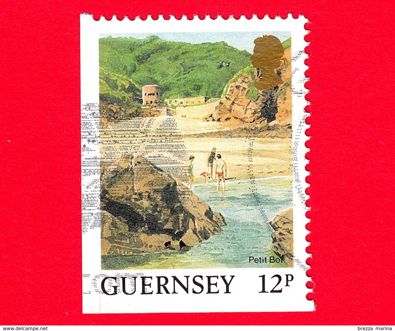 GUERNESEY - Usato - 1988 - Paesaggi - Francobolli Viste Di Baliato - Petit Bot - 12 No Dent - Guernesey