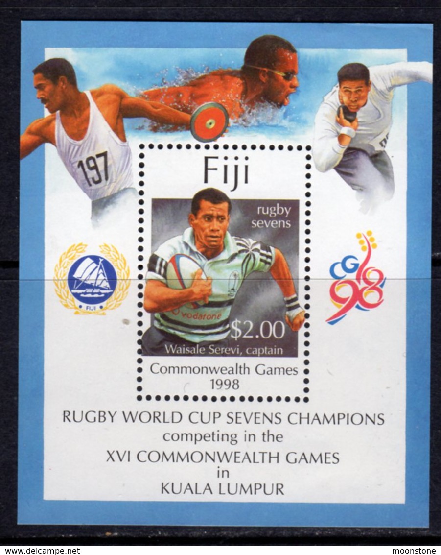 Fiji 1998 Commonwealth Games MS, MNH, SG 1030 (BP2) - Fiji (1970-...)