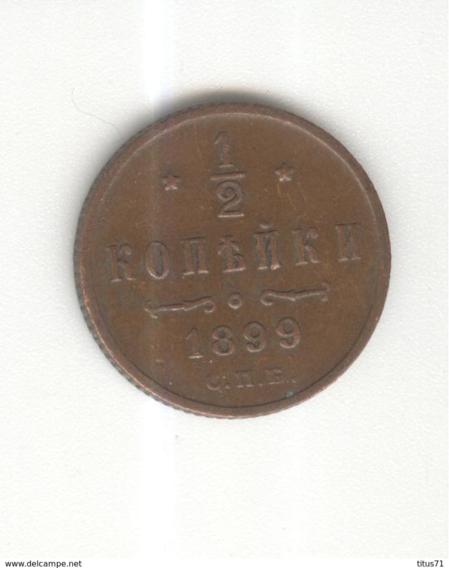 1/2 Kopeck Russie / Russia 1899 TTB+ - Russland