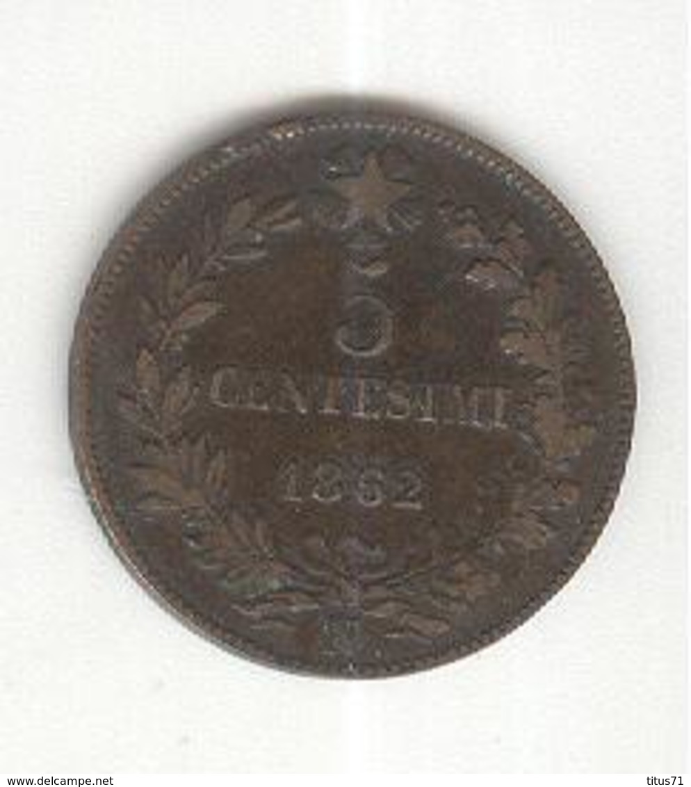 5 Centesimi Italie 1862 N - TTB - 1861-1878 : Victor Emmanuel II