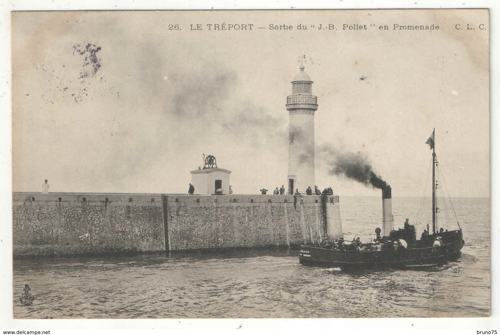 76 - Le Tréport - Sortie Du J.-B. Pollet En Promenade - CLC 26 - 1905 - Le Treport