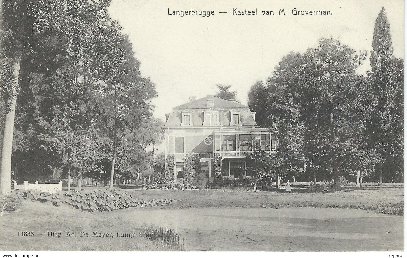 LANGERBRUGGE : Kasteel Van M. Groverman - Evergem