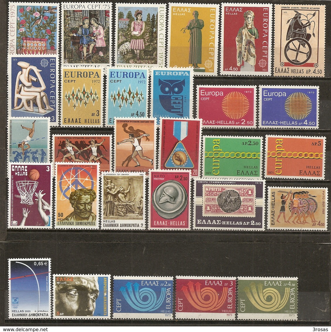 Grece Greece Collection Mint With Many Europa Sets - Sammlungen (ohne Album)