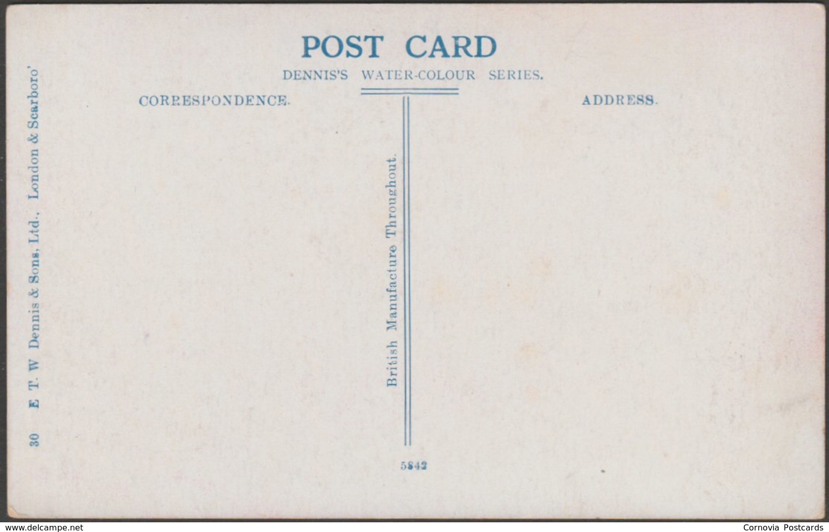 Carbis Bay, St Ives, Cornwall, C.1920 - ETW Dennis Postcard - St.Ives