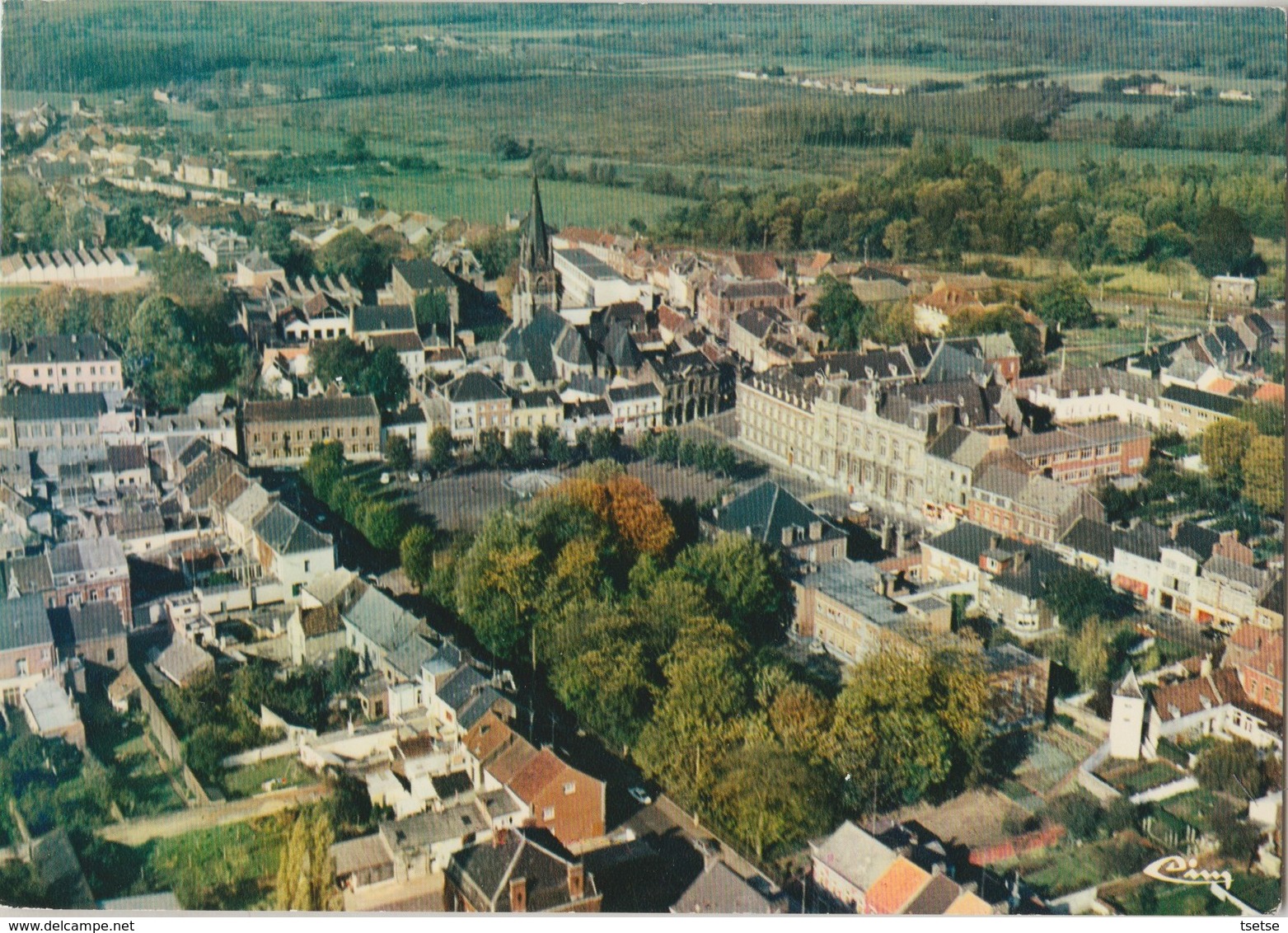 Boussu-lez-Mons -Panorama Général  - Vue Aérienne - Boussu