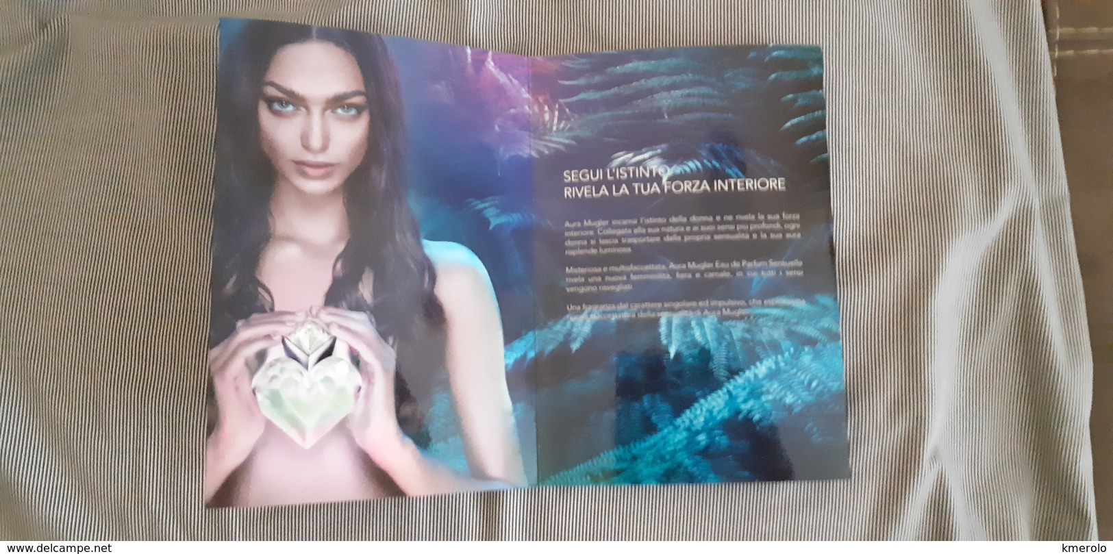 Superbe Aura Mugler Parfum Carte - Modern (ab 1961)