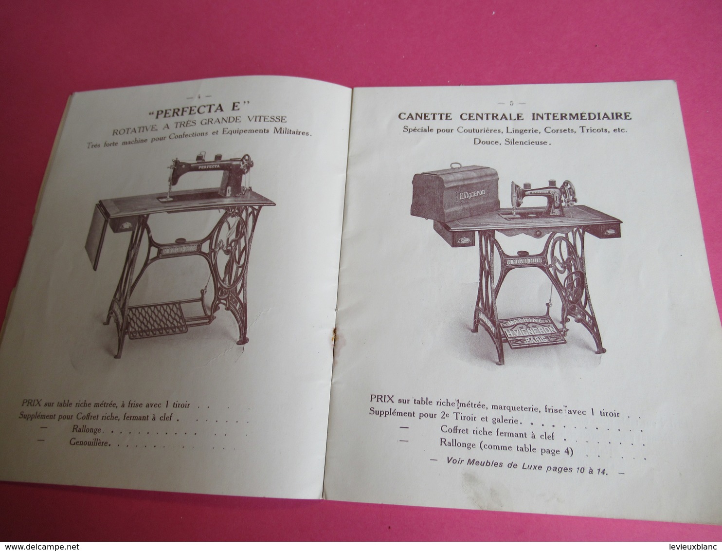 Catalogue/Machine à Coudre H VIGNERON/A Total Successeur/70 Bd Sébastopol/Paris/Machat/Brive/Corréze/Vers 1920 CAT246 - Autres & Non Classés