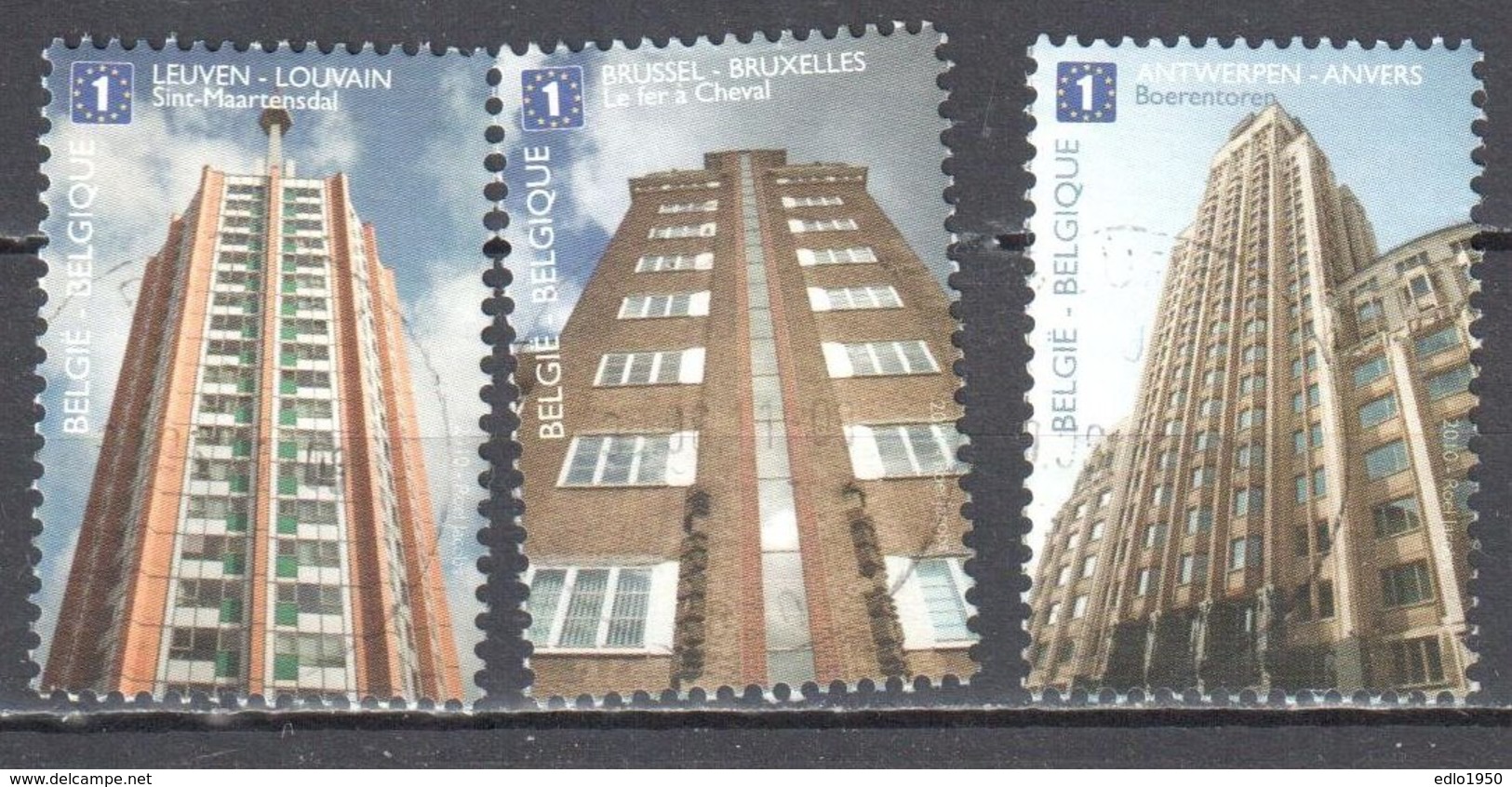 Belgium 2010 - Mi.4096-98 From Ms 153 - 3v - Used - Oblitéré - Gebraucht