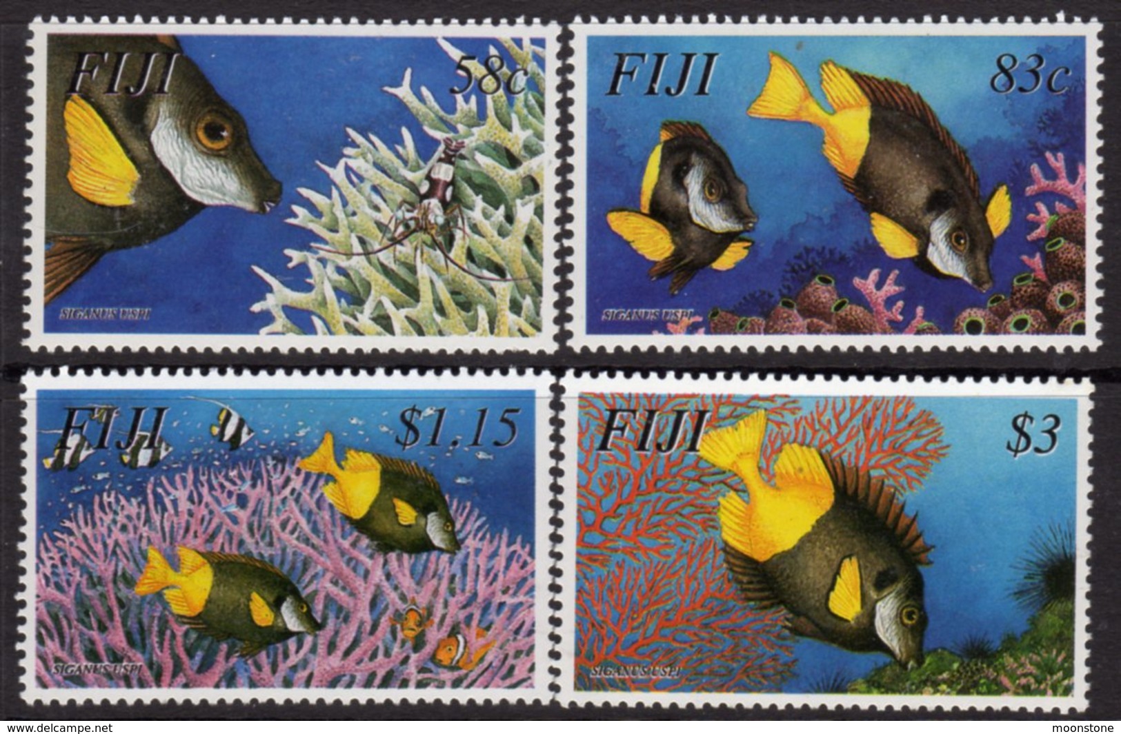 Fiji 2003 Rabbitfish Set Of 4, MNH, SG 1196/9 (BP2) - Fiji (1970-...)