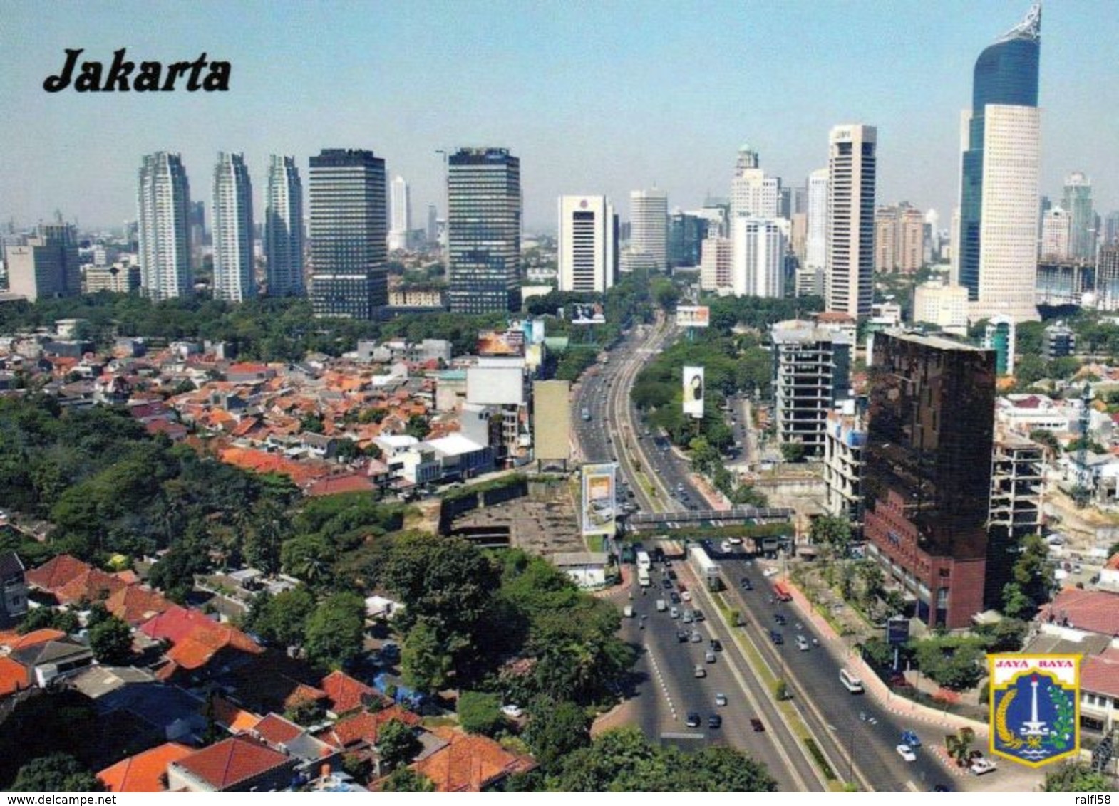 1 AK Indonesien * Blick Auf Die Hauptstadt Jakarta - Luftbildaufnahme * - Indonesien