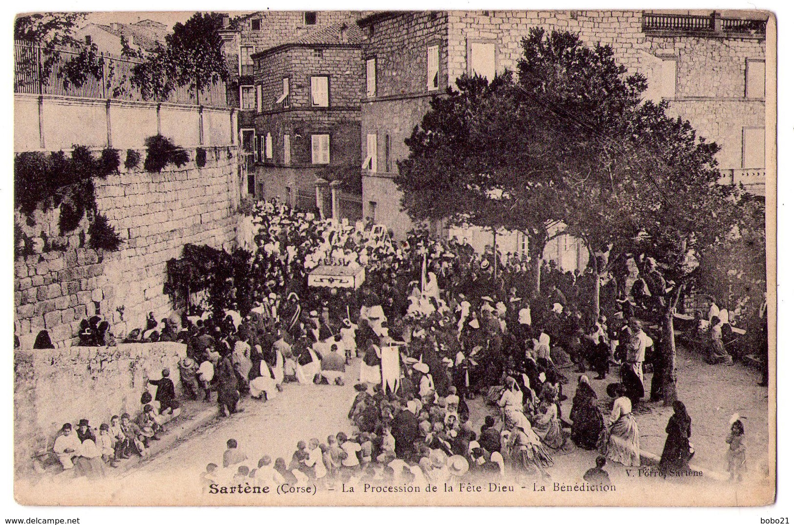 5102 - Sartène ( 2A ) - La Procession De La Fête-Dieu ( La Bénédiction ) - - Sartene