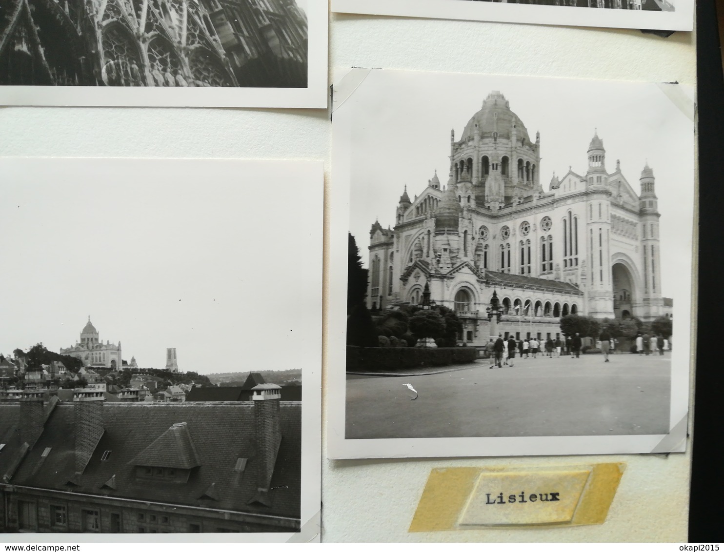 ALBUM - PHOTO DE 130 PHOTOS VOYAGES D UN COUPLE ITALIE FRANCE SUISSE PERSONNES ANONYMES