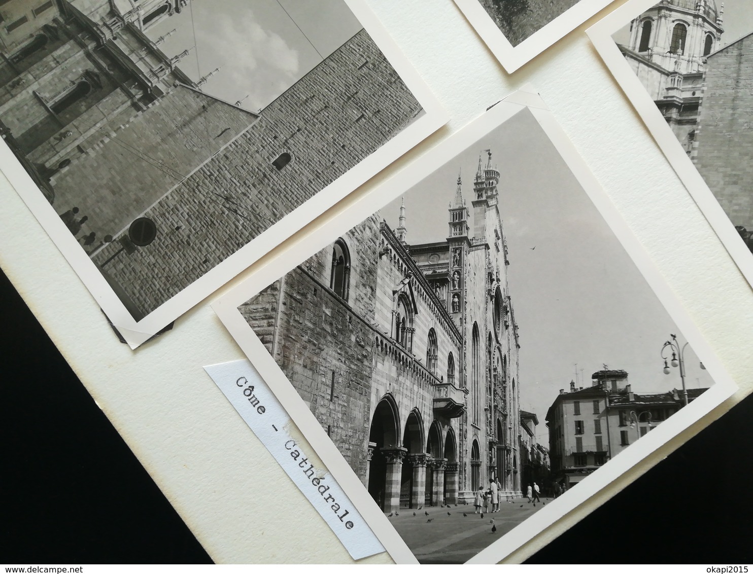 ALBUM - PHOTO DE 130 PHOTOS VOYAGES D UN COUPLE ITALIE FRANCE SUISSE PERSONNES ANONYMES