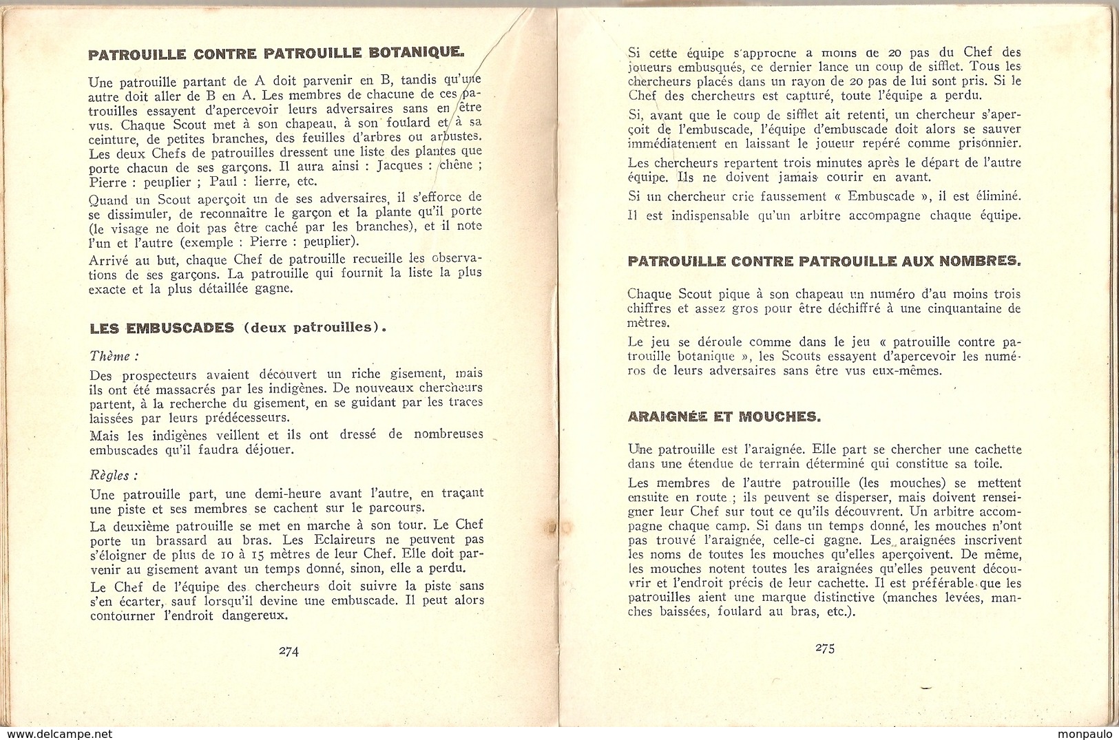 Livres. Scoutisme. Le Livre Des Jeux. Association Des Éclaireurs De France. 600 Jeux D'éclaireurs. 7ème édition - 1901-1940